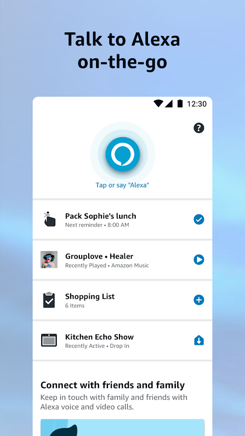 Amazon Alexa screenshot