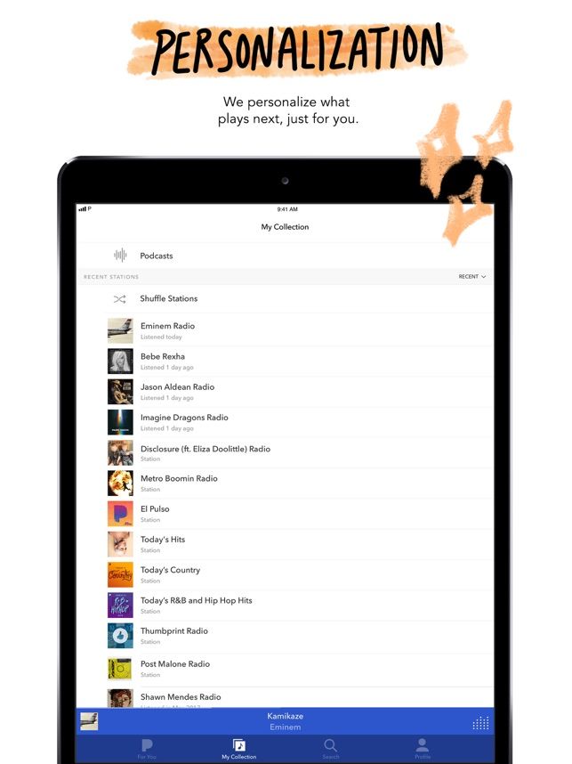 Pandora - Music & Podcasts screenshot