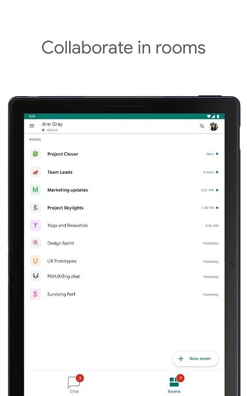 Google Chat screenshot